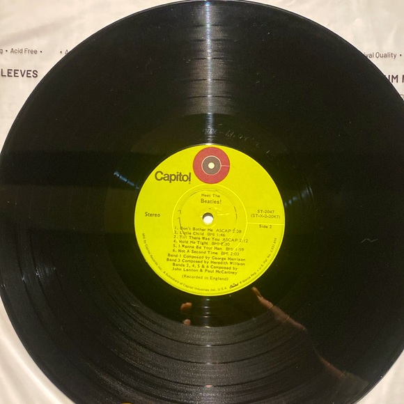 Meet The Beatles! Vinyl Record. 1960s pressing - Picture 4 of 4